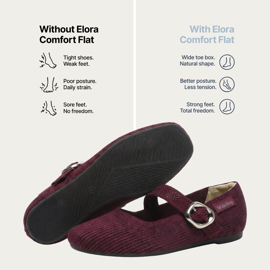 VoetVrij™ Elora Comfort Flats
