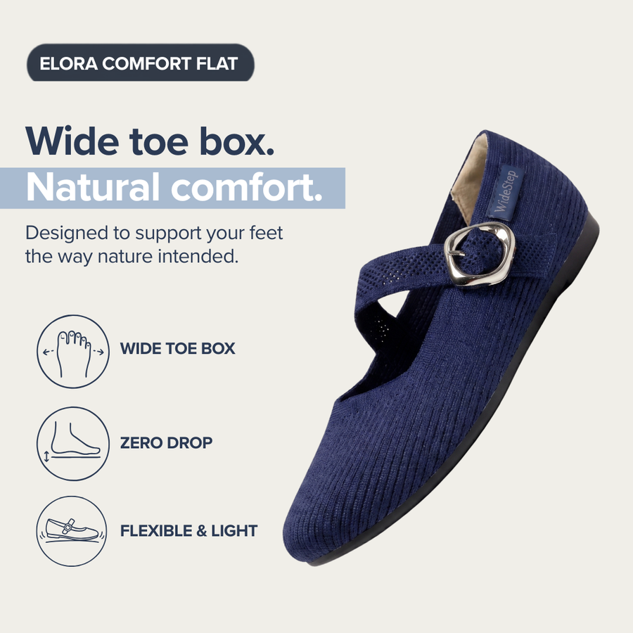 VoetVrij™ Elora Comfort Flats